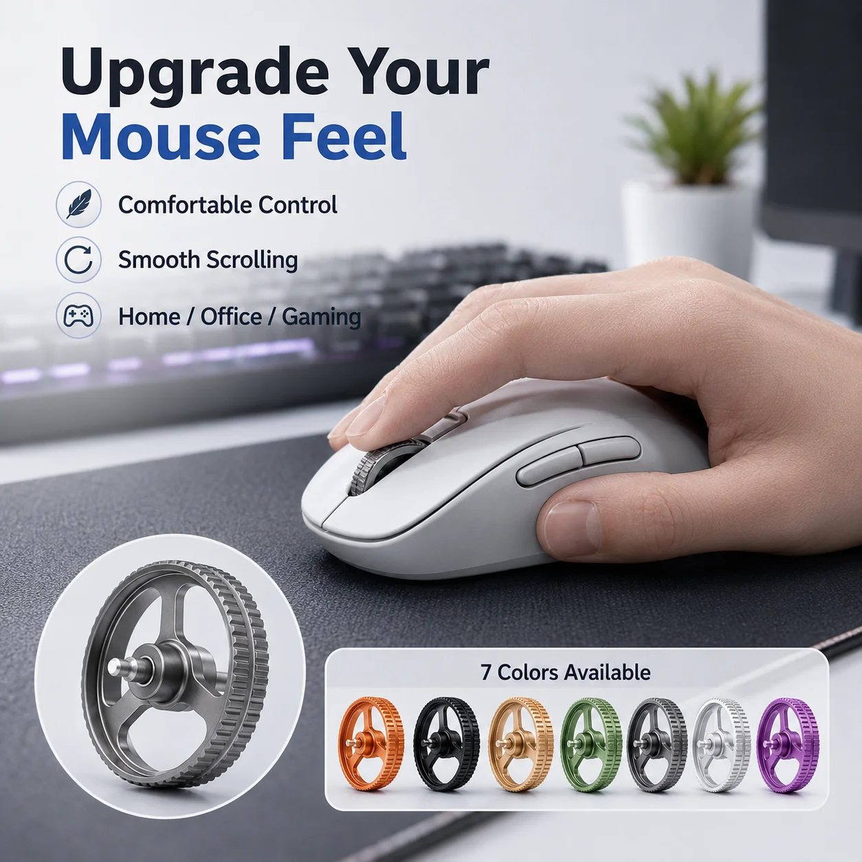 Aluminum Alloy Mouse Scroll Wh - Logitech Mouse G Pro X Superlight 评论和价格