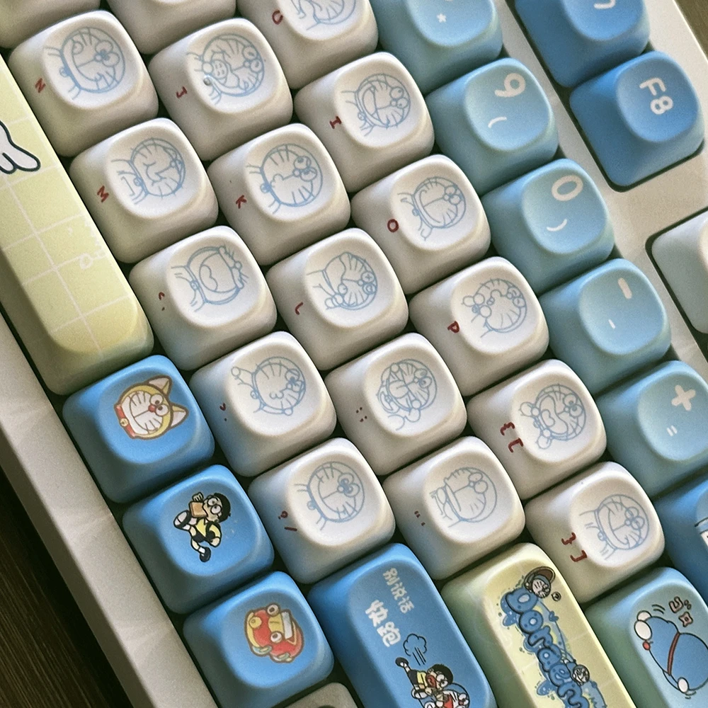 Original Doraemon Keycaps 120  - Gaming Accessories Aesthetic 评论和价格